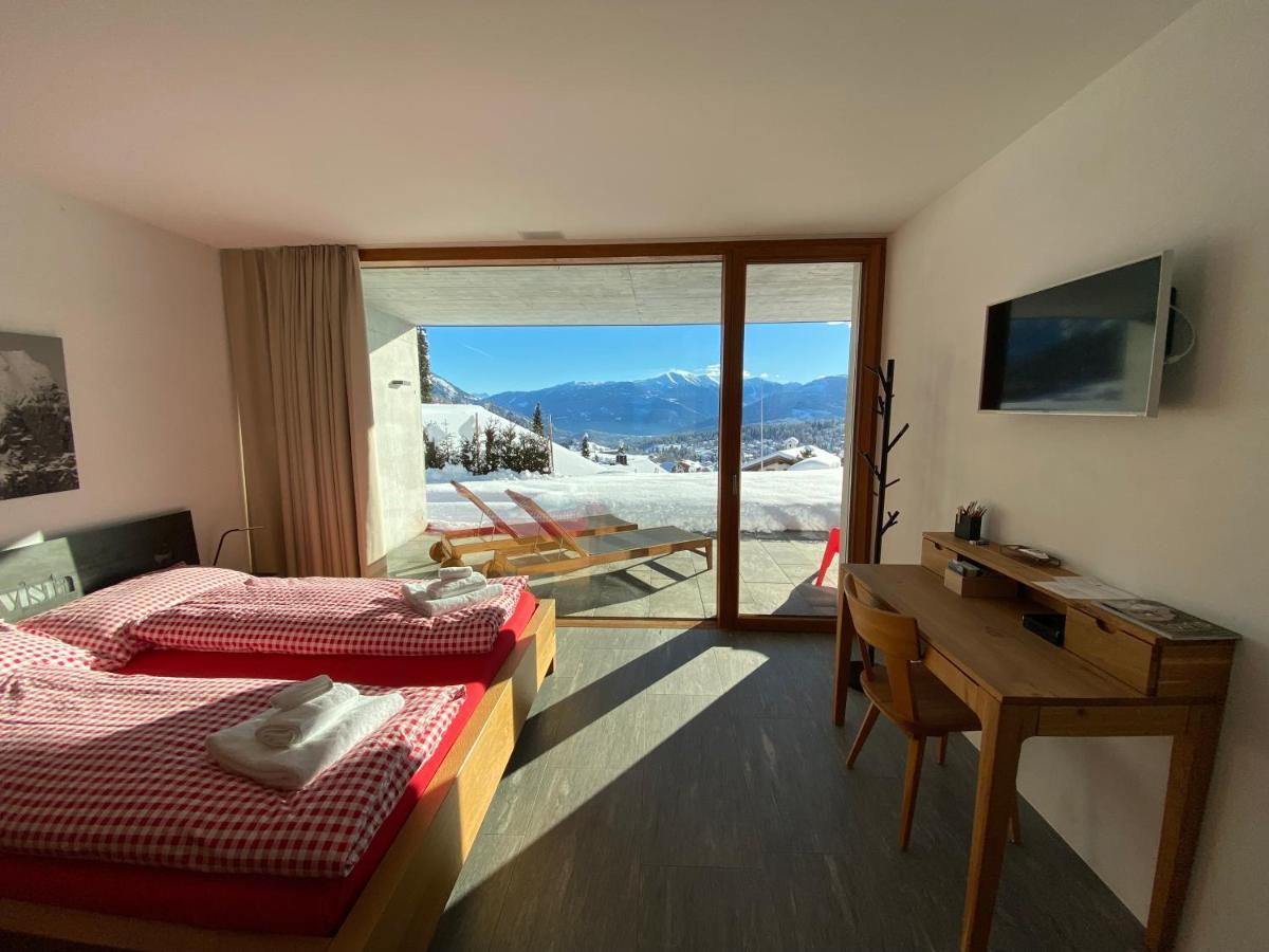 Casa Admisa, Spektakulaere Aussicht, Ski In And Out, Hochwertige Einrichtung, Valserstein Und Eiche Flims Exteriör bild