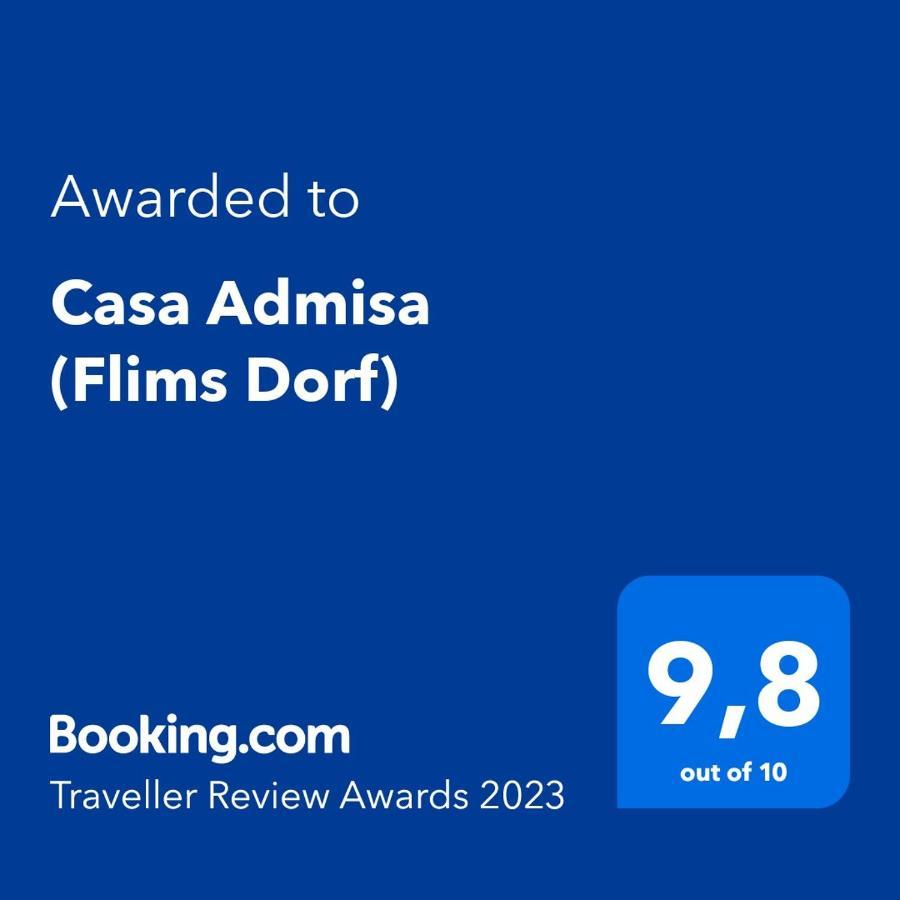Casa Admisa, Spektakulaere Aussicht, Ski In And Out, Hochwertige Einrichtung, Valserstein Und Eiche Flims Exteriör bild