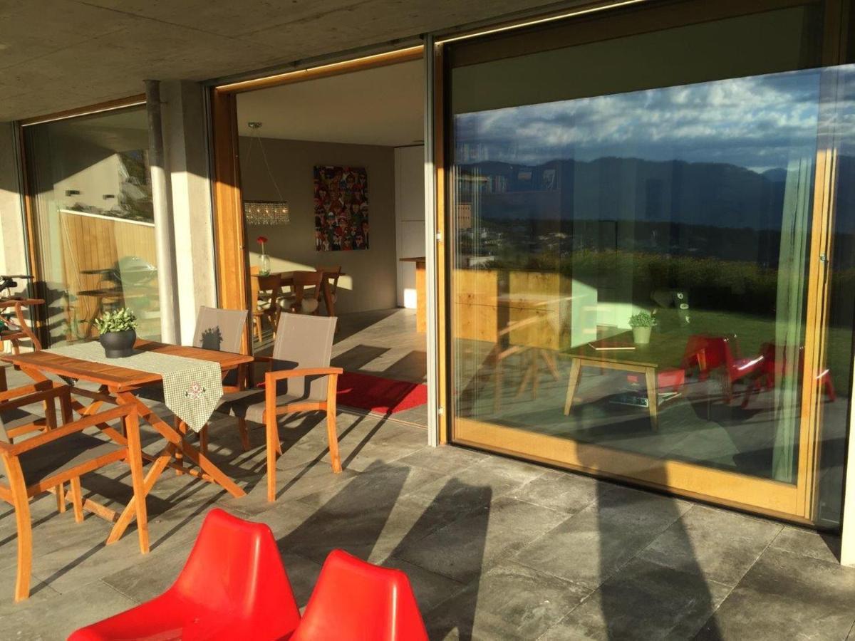 Casa Admisa, Spektakulaere Aussicht, Ski In And Out, Hochwertige Einrichtung, Valserstein Und Eiche Flims Exteriör bild